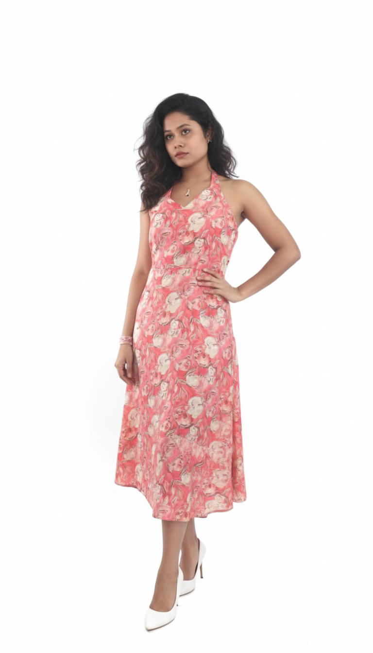 red bodycon midi drss