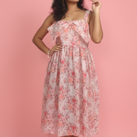 pink fairy tale maxi dress