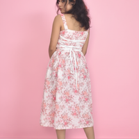 pink fairy tale maxi dress