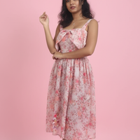 pink fairy tale maxi dress